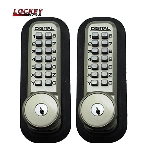 2210JBDCKO Mechanical, Keyless Deadbolt, satin nickel